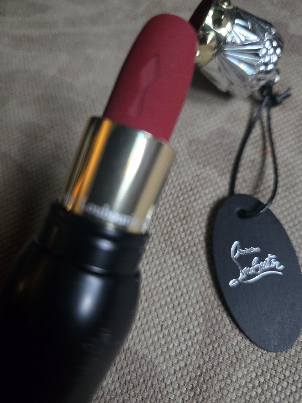 Christian Louboutin Velvet Matte Lipstick — Deep Rose Red - Picture 1 of 6